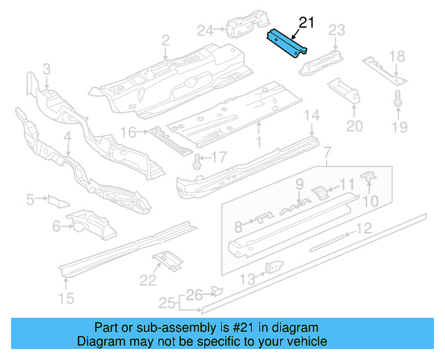 Seat Support 3QF-803-234-A - View 5