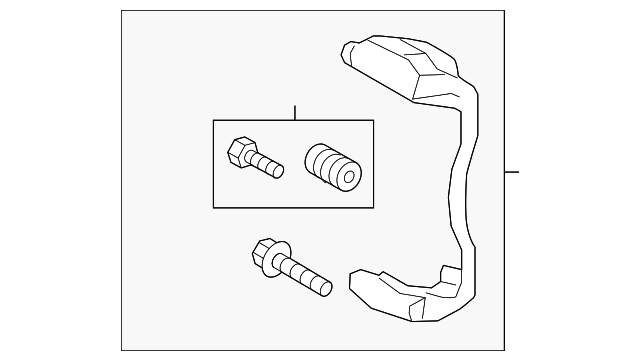 Caliper Support 3QF-615-126-A