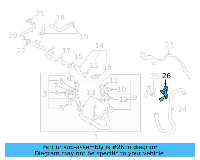 Control Valve Bracket 3QF-121-093-F - View 3