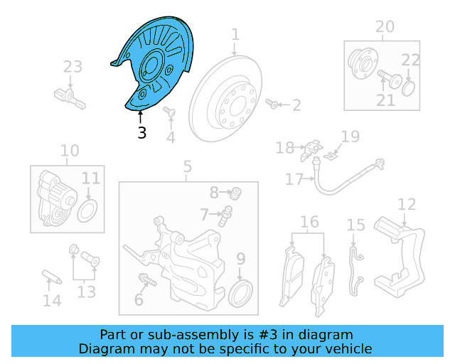 Splash Shield 5Q0-615-612-P - View 6
