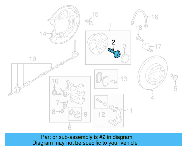Bearing Assembly Bolt WHT-007-150 - View 19
