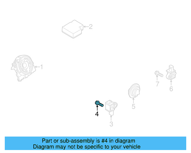 Front Mount Bracket Bolt N-910-799-01 - View 16