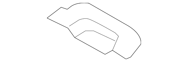 Rear Body Panel Bracket 3C5-813-589 - View 2