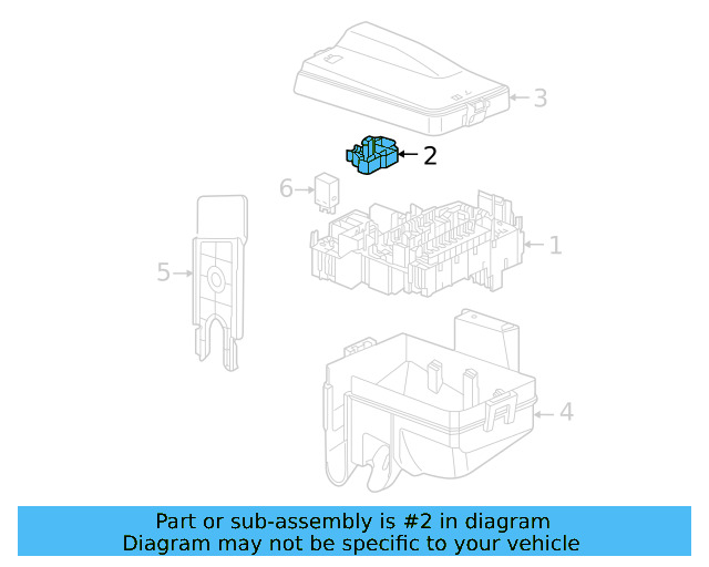 Fuse & Relay Box Protector 5WA-937-573-C - View 3
