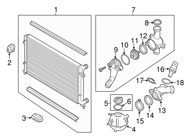 Lower Mount 1K0-121-367-F