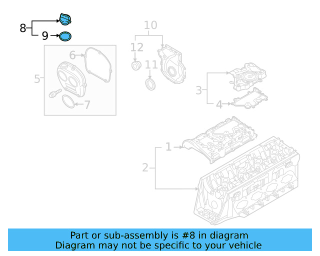 Filler Cap 06K-103-485-D - View 20