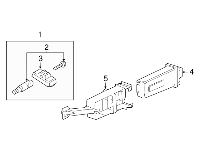 TPMS Sensor 5Q0-998-270-F - View 9