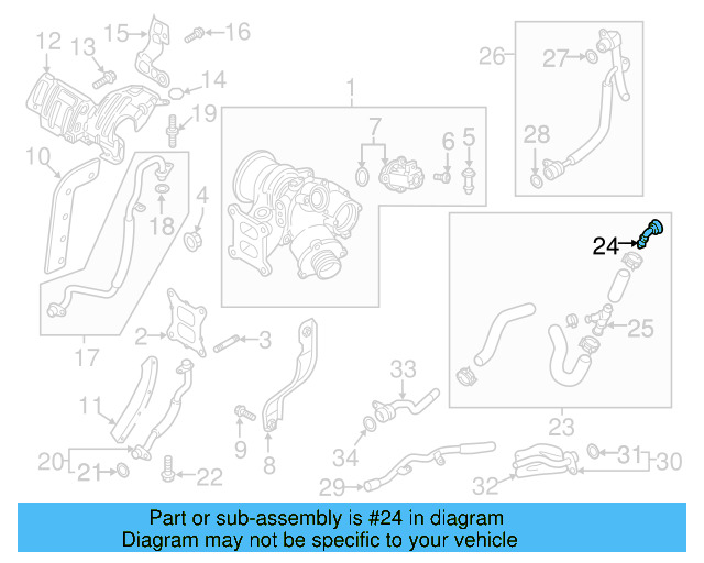 Water Hose T 5Q0-121-087-A - View 8