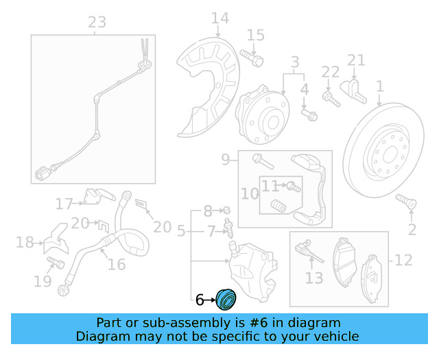 Caliper Seal Kit 5Q0-698-471 - View 3