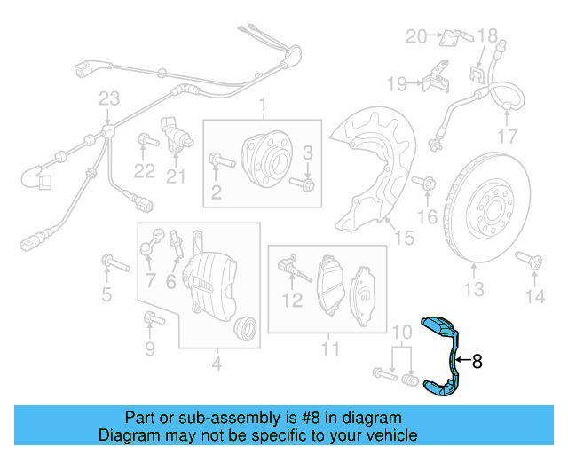 Caliper Mount 5Q0-615-125-A