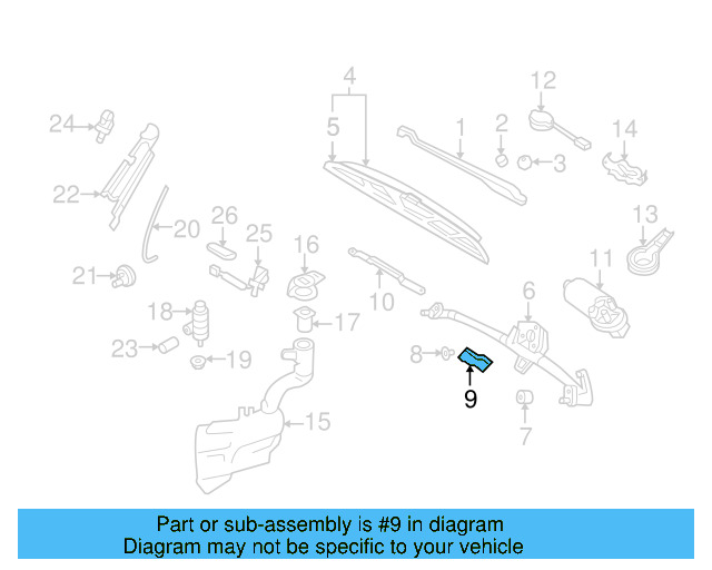 Wiper Frame Bushing 701-955-756 - View 12