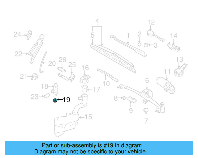 Washer Pump Seal 443-955-465 - View 21
