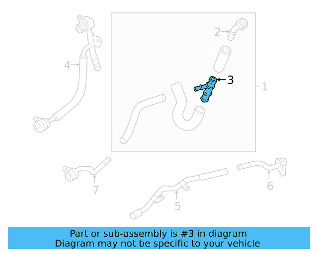 Water Hose T 5Q0-121-087-A - View 11