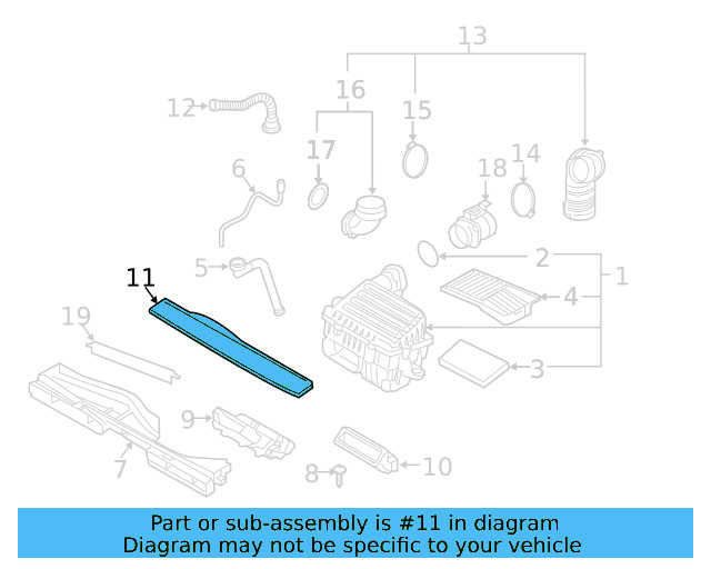 Air Inlet Cover 5Q0-129-954-H - View 13