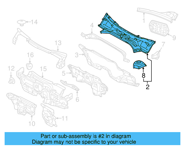 Cowl Panel 5C5-803-147 - View 7
