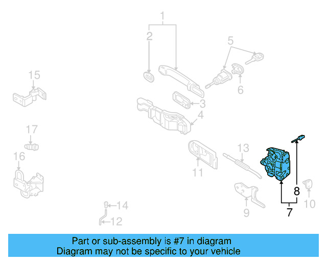 Lock Assembly 3B1-837-015-E
