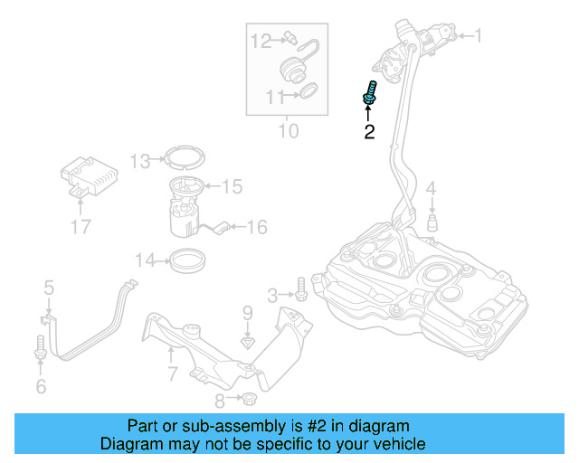 Fuel Tank Bolt N-106-998-01