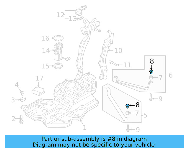 Tank Strap Isolator 3QF-201-840 - View 8
