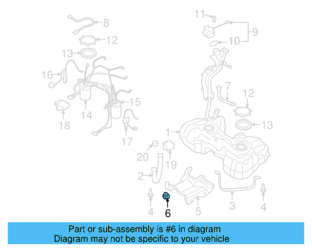 Heat Shield Nut N-910-685-01 - View 4