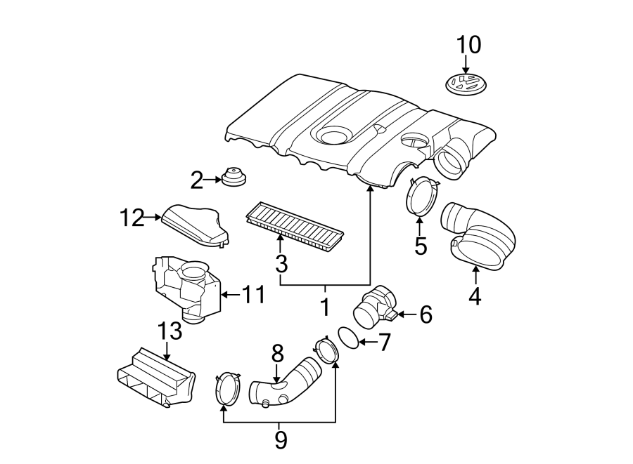 Mass Air Flow Sensor 07C-906-461-X - View 11