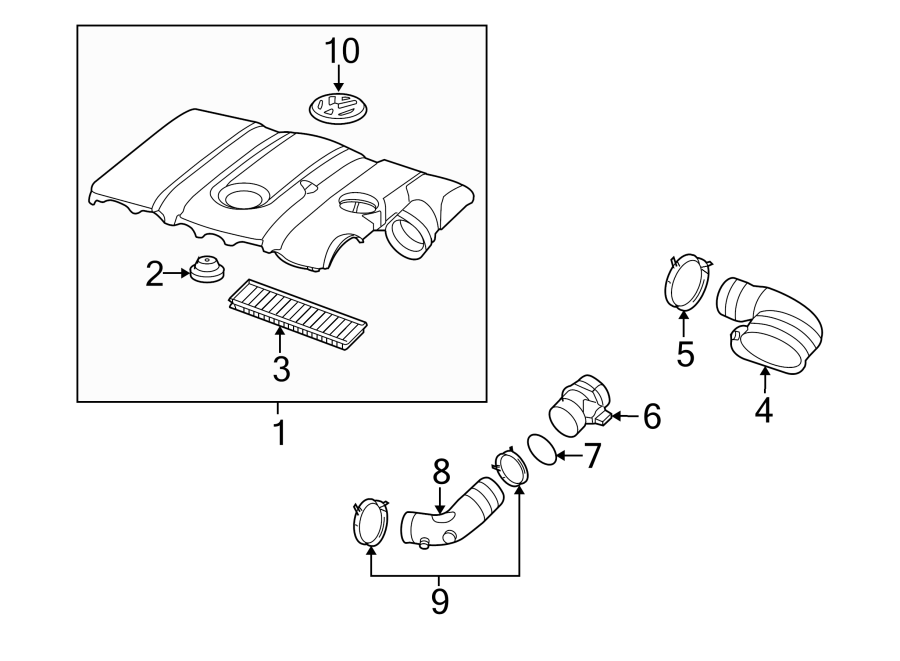 Mass Air Flow Sensor 07C-906-461-X - View 2