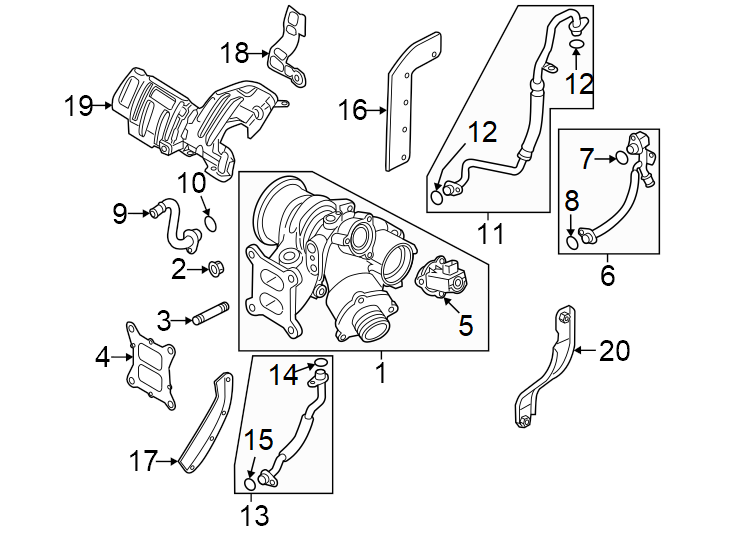 Heat Deflector 06K-133-833-AP - View 2