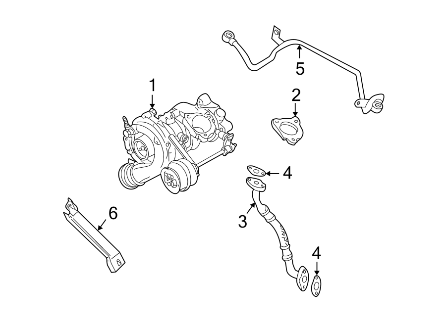Oil Inlet Line 06A-145-778-Q - View 2