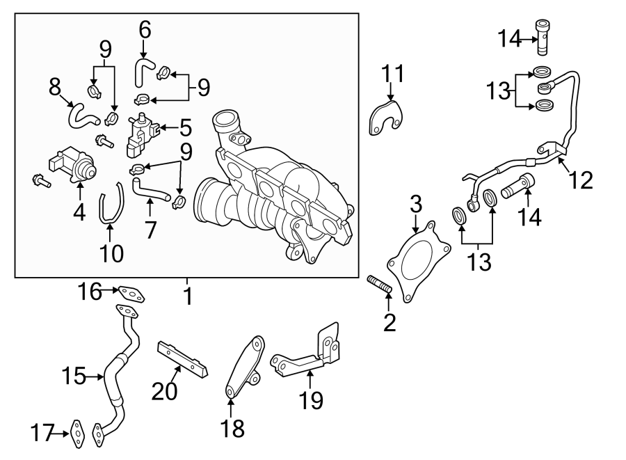 Bracket Support 06F-145-536-E