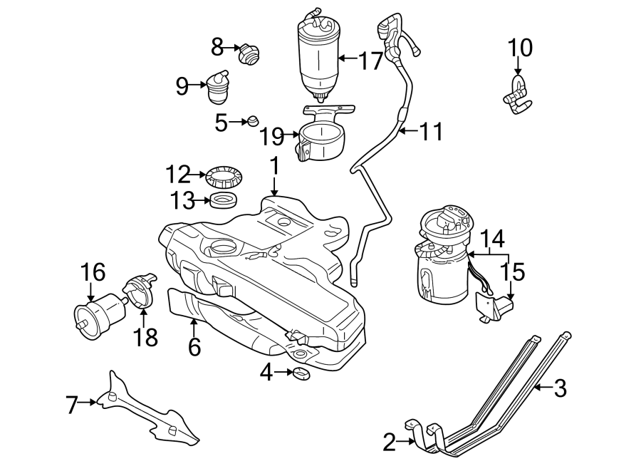 Fuel Filter Bracket 1M0-127-225 - View 3