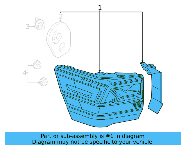 Tail Lamp 3CN-945-096-D - View 4
