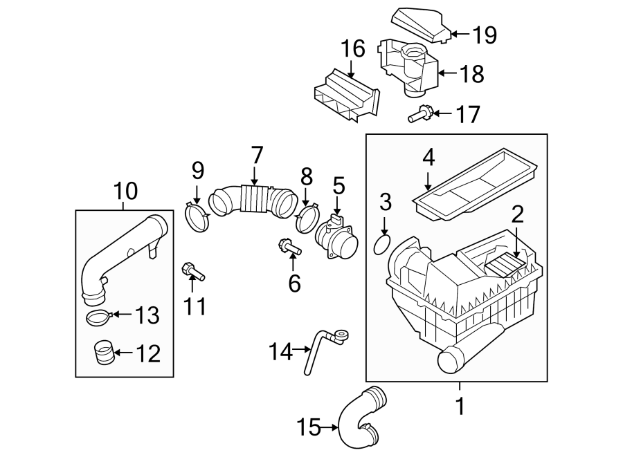 Mass Air Flow Sensor 06J-906-461-B - View 4