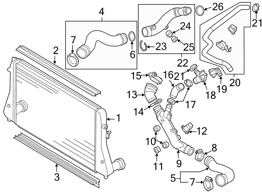 Pipe Assembly 1K0-145-762-BM - View 3