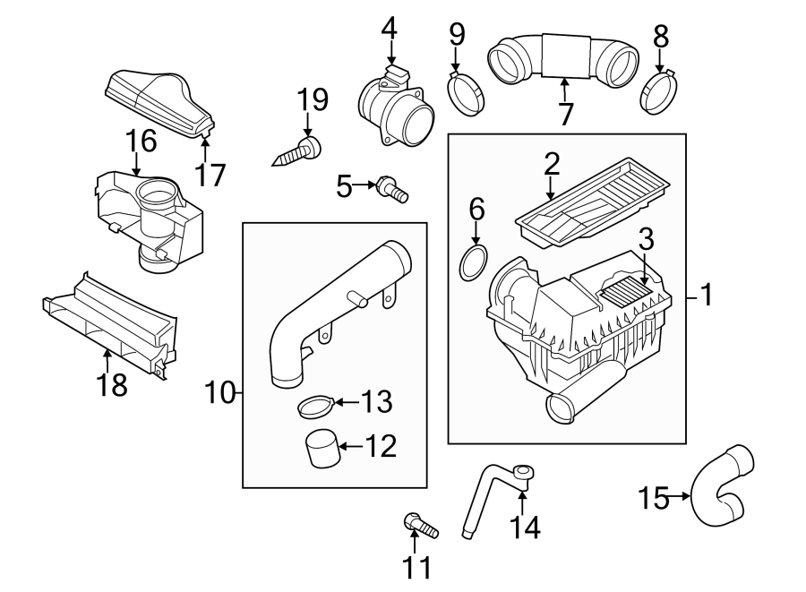 Mass Air Flow Sensor 06J-906-461-B - View 9