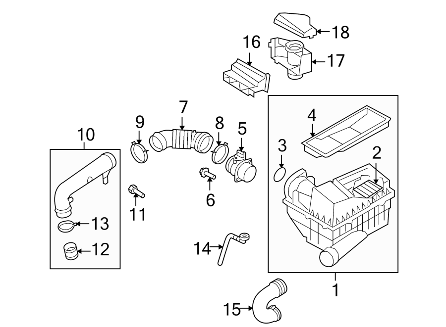 Mass Air Flow Sensor 06J-906-461-B - View 7