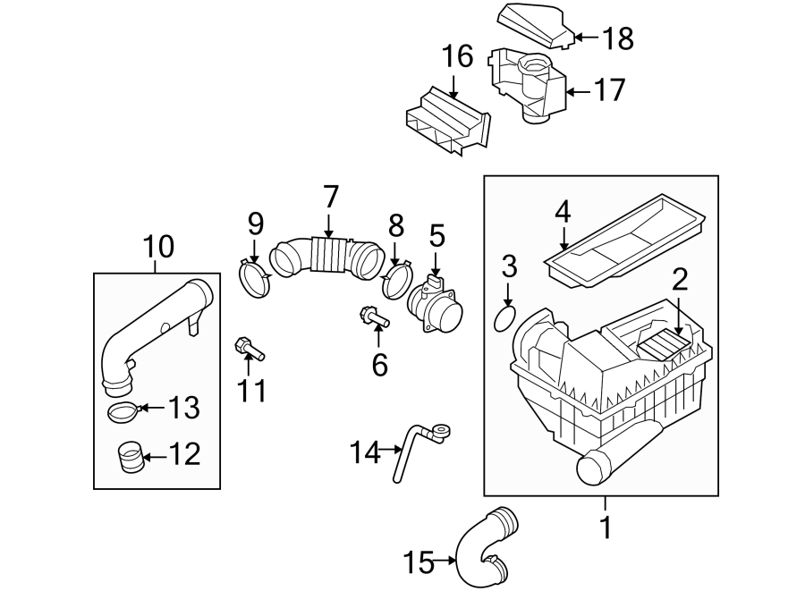 Mass Air Flow Sensor 06J-906-461-B - View 8