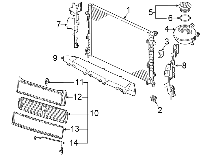 Radiator Support Baffle 3CM-121-330-B - View 4