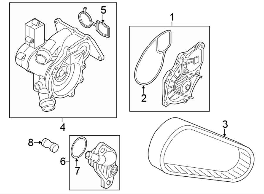 Water Pump Assembly 06L-121-012-M