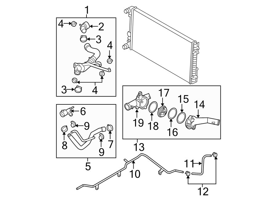Thermostat Housing 07K-121-117-C - View 5