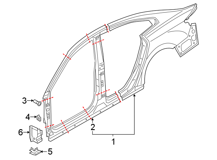 Aperture Panel Filler Panel 3G8-810-222 - View 2