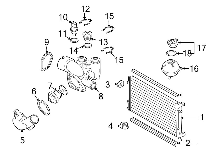 Thermostat Housing 022-121-121-E - View 7