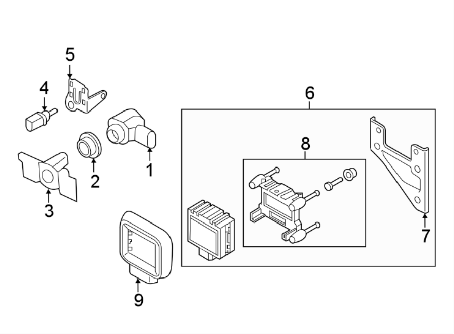 Distance Sensor 5Q0-907-561-G - View 13