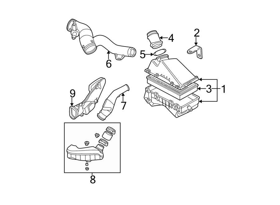 Air Mass Sensor 06A-906-461-AX - View 2