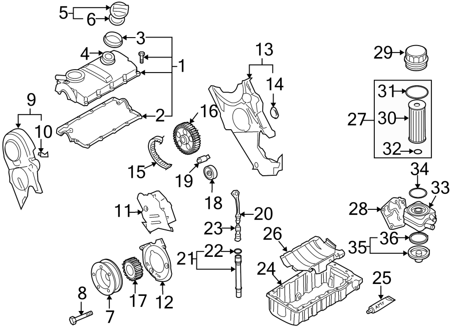 Inner Timing Cover Plug 038-971-904