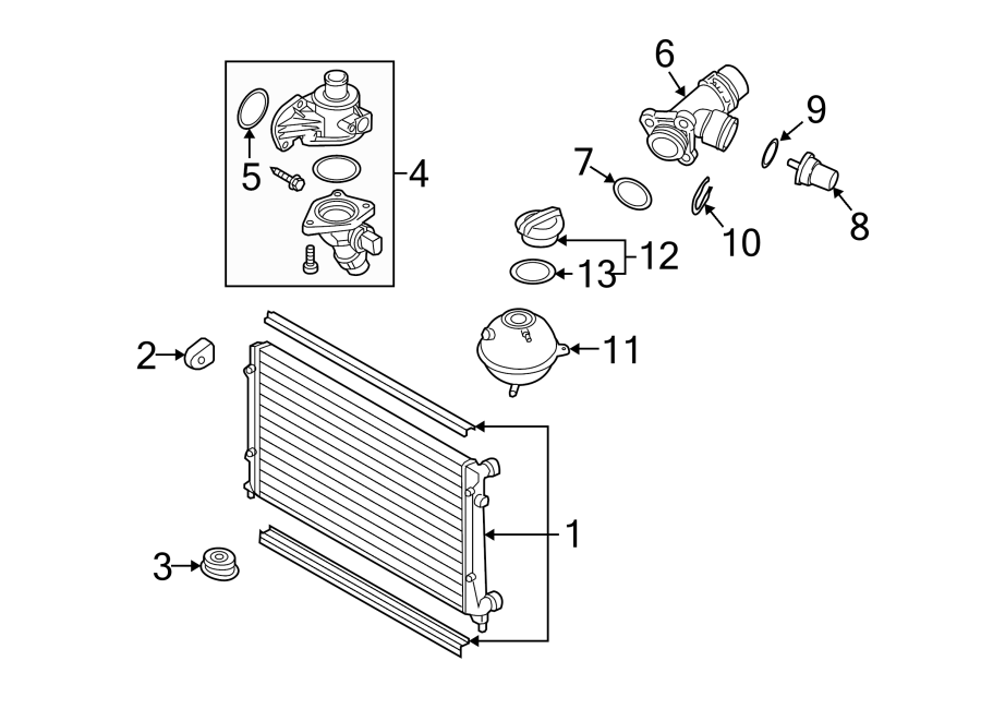 Thermostat Unit Seal 06B-121-119-B - View 21
