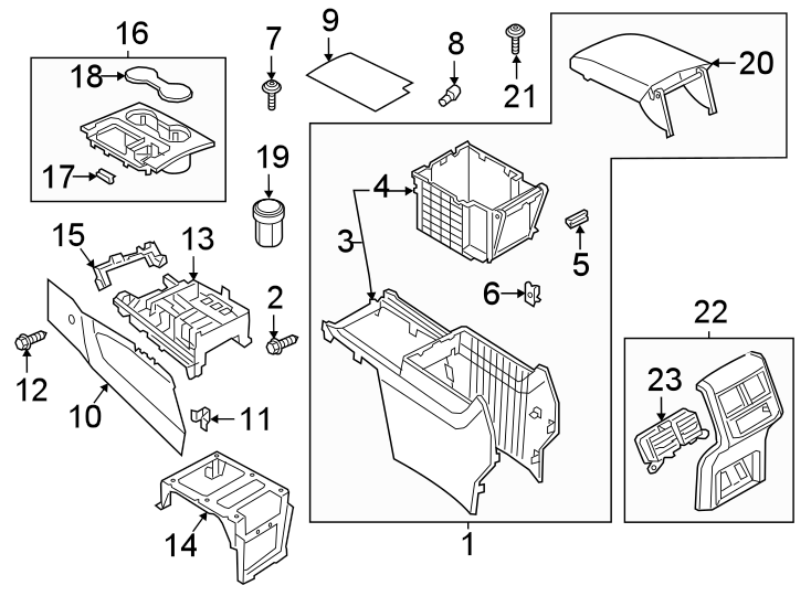Rear Panel Assembly 3CM-864-298-TLL