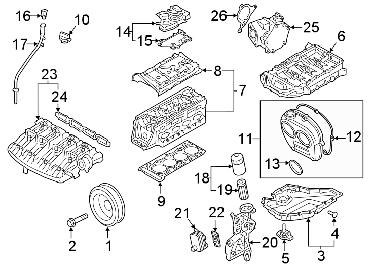 Intake Manifold 06L-133-201-FR - View 2