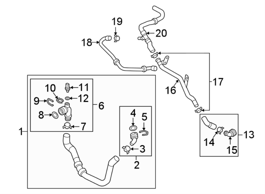 Connector Tube 1K0-121-070-CM - View 6