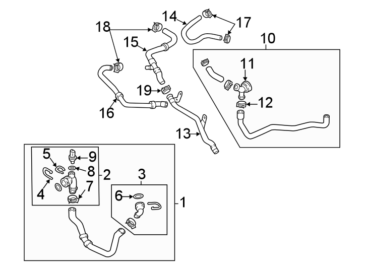 Water Hose 1K0-121-447-EP