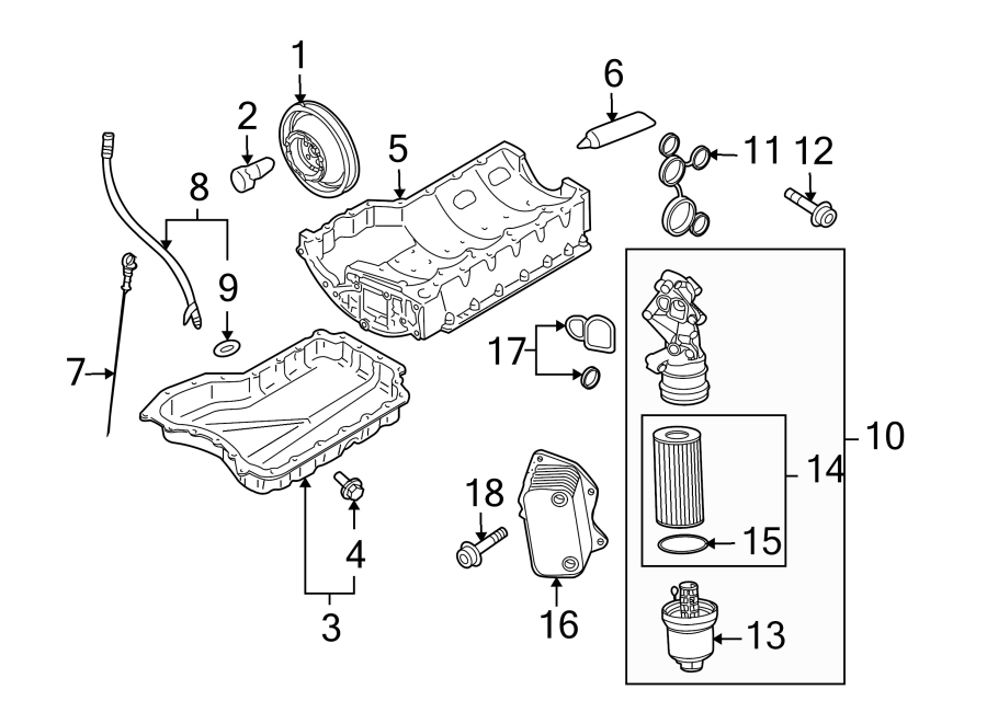 Oil Cooler Gasket Set 07K-117-070 - View 31