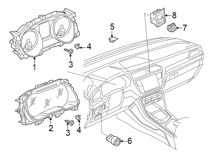 Instrument Cluster 5NA-920-891-C - View 5